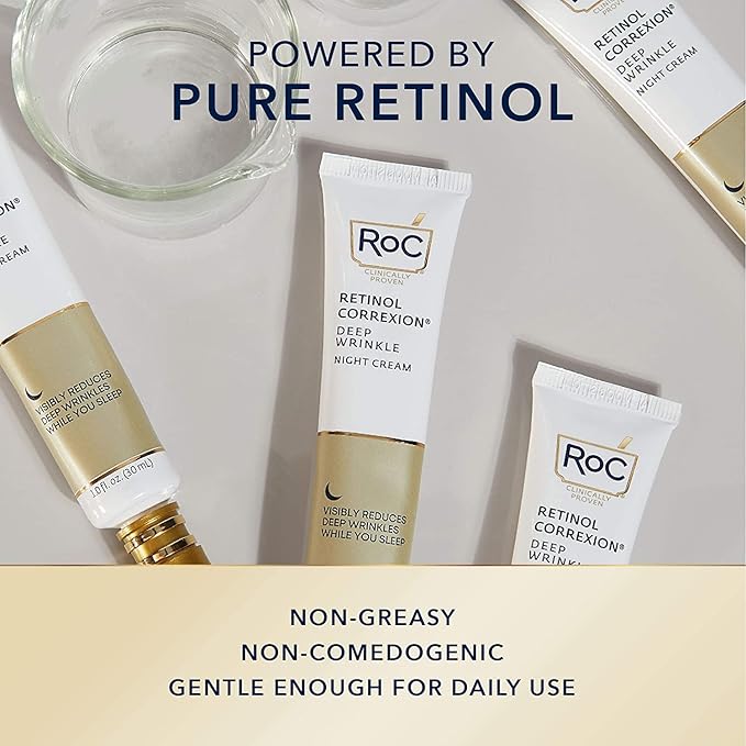 RoC Retinol Correxion Deep Wrinkle Night Cream 1.0 fl oz (30 ml)