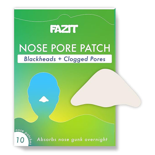 FAZIT Zit Zapper Nose Pore Patch -20-Pc Pimple Patch Set - Hydrocolloid Acne Best Nose Blackhead Remover Patches -Overnight Nose Pore Strips Blackhead Remover for Face Patches -Blemish &Spot Treatment