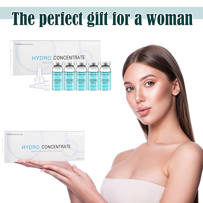 Hydro Ampoule-Korean Skin Care Serum for Microneedling Serum Ampoules for Face Starter Kit,dry effectivelyAll-purpose ampoule for Sensitive skin