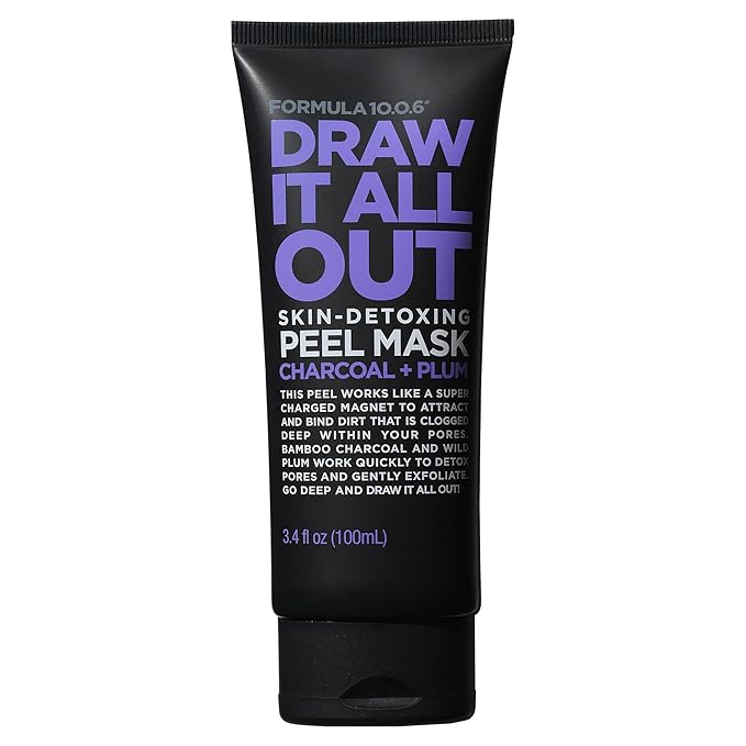 FORMULA 10.0.6 - Draw It All Out Skin-Detoxing Charcoal Peel Mask 3.4 fl oz (100ml)