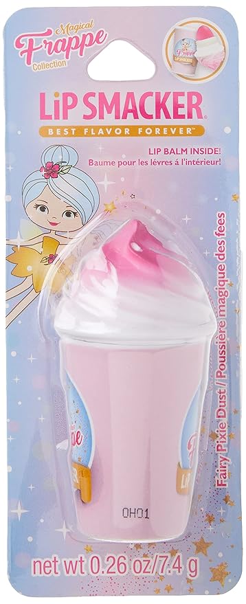 Lip Smacker Frappe Cup Lip Balm, Fairy, 1 Tube, Prevent Chapped Lips, 0.26 Ounce (Pack of 2)