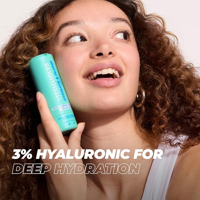 Vitamasques Hydrate & Plump Hydrating Face Serum - Lightweight Intense Hydrating Serum - 1.01 Fl Oz