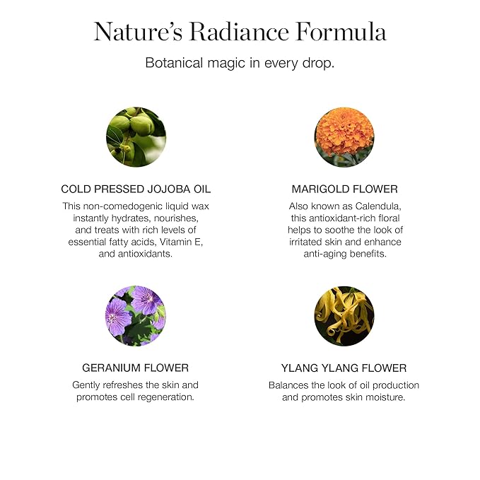 Ogee Jojoba Glow Face Oil – Organic & Natural, Moisturizing, Multi-Tasking Facial Treatment Oil (30ml)