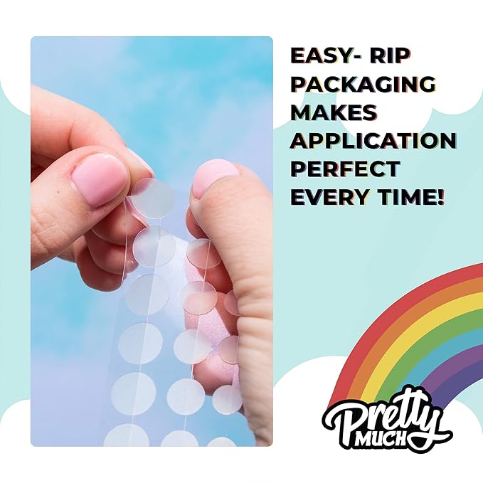 Pretty Much Pretty Patch Pack (1 Pack/72 Count) Pimple Patch, Acne Sticker, Acne Patch, Healing Blemish Dot, Anti-Pimple Popper Sticker, Natural and Gentle for All Skin Types, Day/Night Use