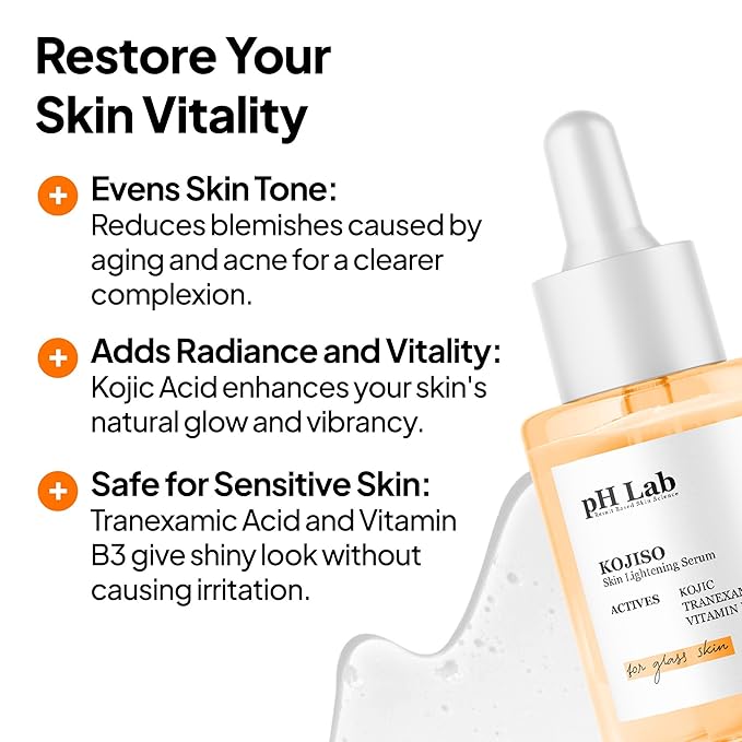 pH Lab Kojiso Skin Serum, Even Skin Tone (Pack of 1)