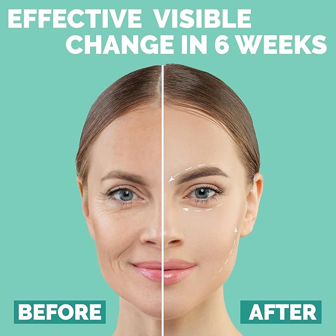 Microcurrent Facial Device - 6 in 1 Advanced Face Microcurrent Device - Rejuvenating Facial Microcurrent Device Anti-Aging Microcurrent Facial Devices Boost Skin Care Products Absorption (Light Green)