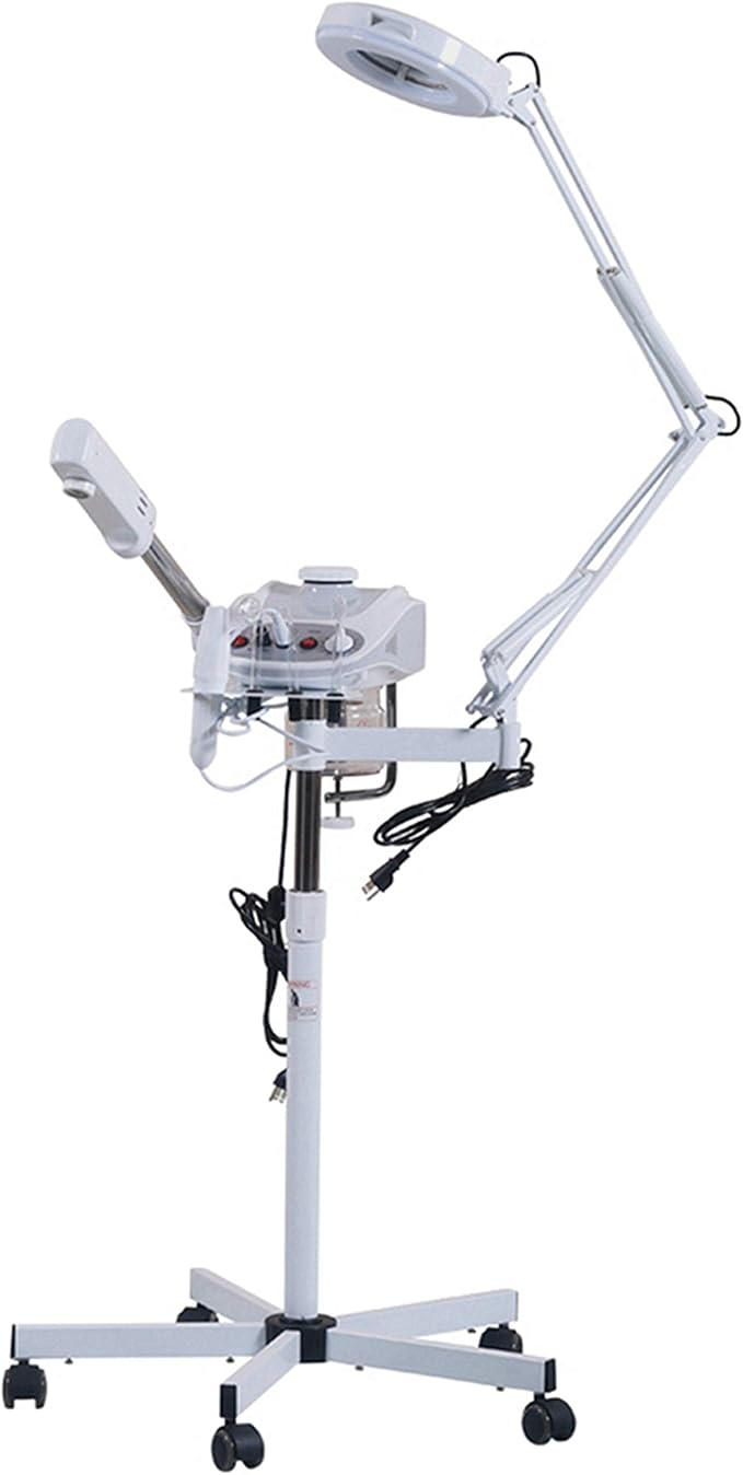 Professional Facial Steamer Machine & Mag Lamp & High Frequency