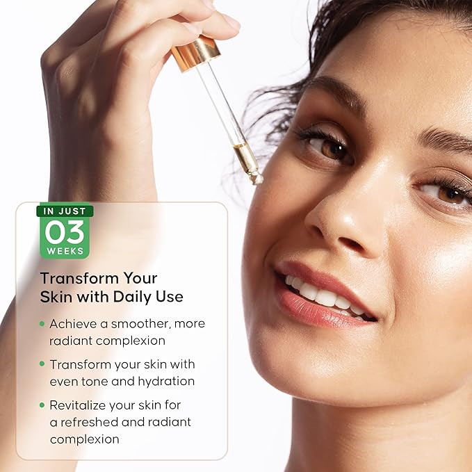 VAUDA 100% Squalane Oil for Face with Vitamin C and Rose Oil – 30 ML Anti-Aging and Hydrating Face Oils for Women, Brightens Skin & Reduces Dark Spots – Plant-Based Natural Squalane Moisturizer Oil