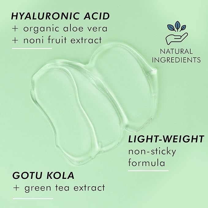 Hyaluronic Acid Serum for Face - USA Made with Natural & Organic Ingredients, Hydrating Anti Aging Face Serum, Softens and Smoothes Dry & Sensitive Skin, Fragrance Free Day & Night Facial Serum