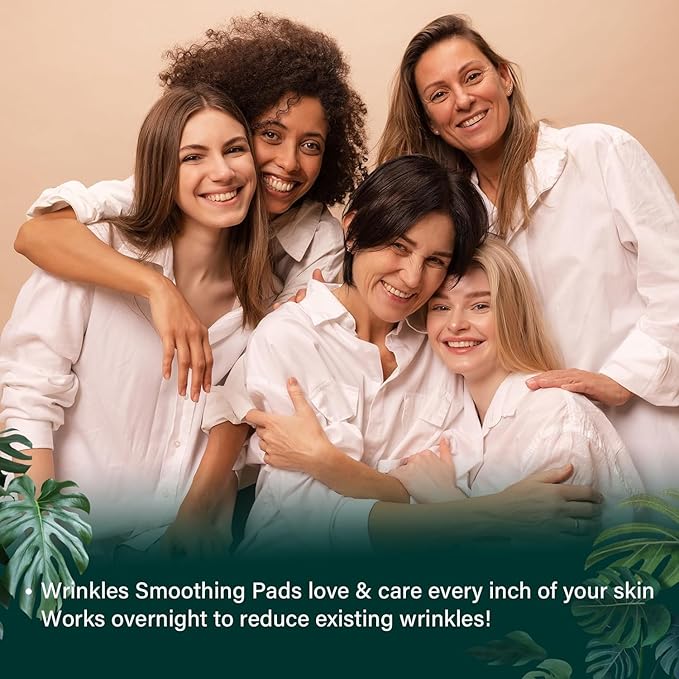 12 Pcs Reusable Silicone Pads for Forehead, Chest & Eye, Anti Wrinkle Patches to Smooth Fine Lines, Chest Wrinkle Pads & Anti Aging Face Silicone Patches for Women