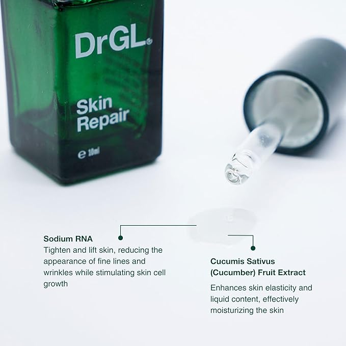 DrGL Skin Repair | Antioxidants | Serum for Face | Plant stem cell | Phyototherapy | Skin and Wound Repair | Repair Skin Barrier | 10ml