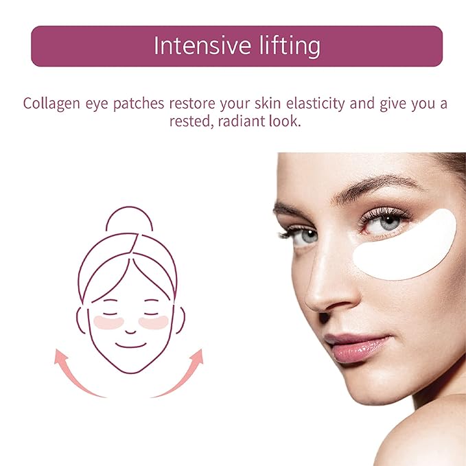 Powerful Collagen Eye Patches - 5 Pairs - Puffy Eyes and Dark Circles Treatments | Reduce Wrinkles Undereye, Revitalize and Refresh Your Skin(1Pack)