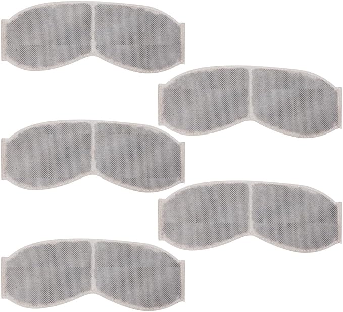 5pcs Eye Mask Moxa Sachets Warm Flower Sachets for Steam Eye Masks Soft Non-Woven Liners for Sleep Promotes Blood Circulation Convenient Storage