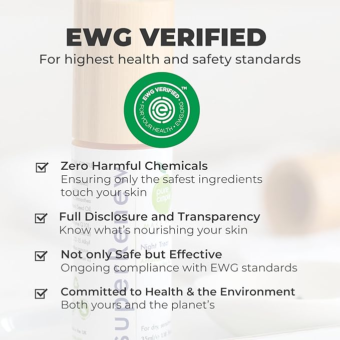 SuperRenew Organic Face Oil | Hydrating Facial Skin Care Products with Bakuchiol, Sea Buckthorn, CoQ10, Squalane | Face Care Moisturizer for Dry Skin, Anti-Aging Oil for Women’s Night Routine (35ml)