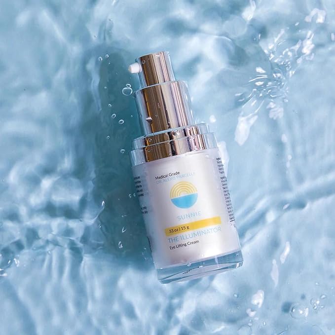 SUNNIE The Illuminator Eye Lifting Cream - Dark Circle and Puffiness Treatment, Wrinkle and Brightening Eye Cream - Anti Aging Formula (.53 oz/ 15 g)