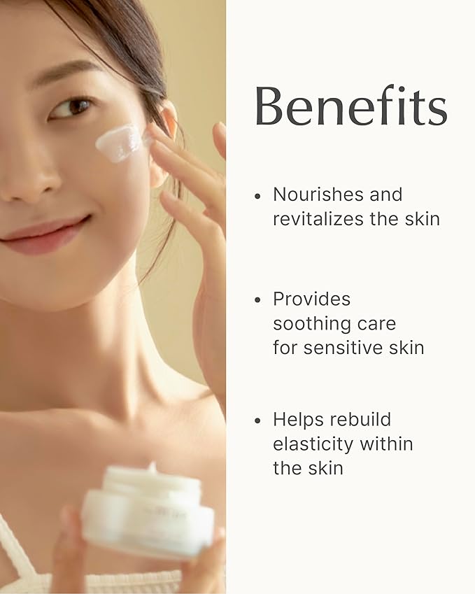 SU:M Micro-Active Soft Fit Cream (1.67 fl oz) - Deep Hydration for Elasticty, Sensitive Skin. Korean Skin Care. Peptides, Fermented Nutrients.