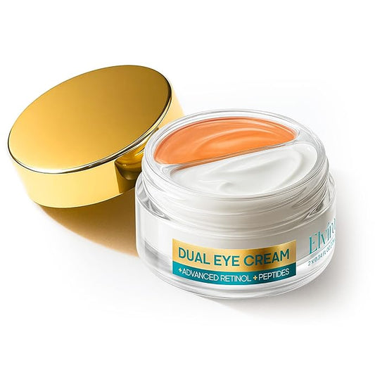 0.68 OZ Dual Eye Cream – Anti-Aging Blend with Stem Cells, Retinol & Peptides – Tightens, Brightens, and Smooths