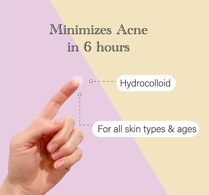 Okay Bye Hydrocolloid Acne Pimple Patch for Zits and Blemishes, Fast Healing Invisible Absorbing Spot Treatment Stickers for Face and Skin (120 count)