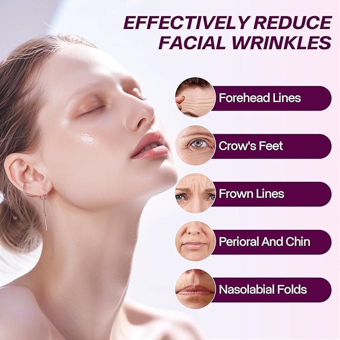 Silicone Face Patches, 192pcs Facial Skin Wrinkle Patches Silicone Mask Face Facial Patches for Overnight Fine Line, Forehead & Under Eyes, Smile Lines Smoothing