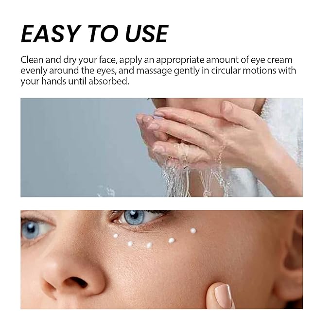 Instant Firming Eye Cream,Temporary Eye Tightener for Under-Eye Bags,Dark Circles & Puffiness|Anti-Aging Face Lift Cream to Smooth Fine Lines (1)