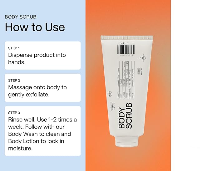 Dedcool Body Scrub Taunt – Gentle Exfoliating Formula with Rice Powder, Kakadu Plum & Coconut Oil, Regular/Full Size