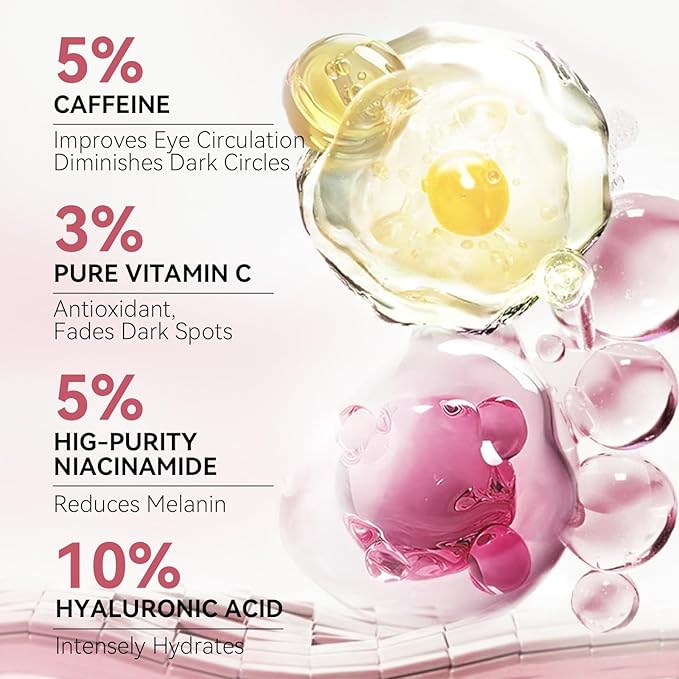 BREYLEE Rose Eye Mask - 60 Pcs Under Eye Treatment for Puffy Eyes, Wrinkles, Dark Circles and Fine Lines (Rose)