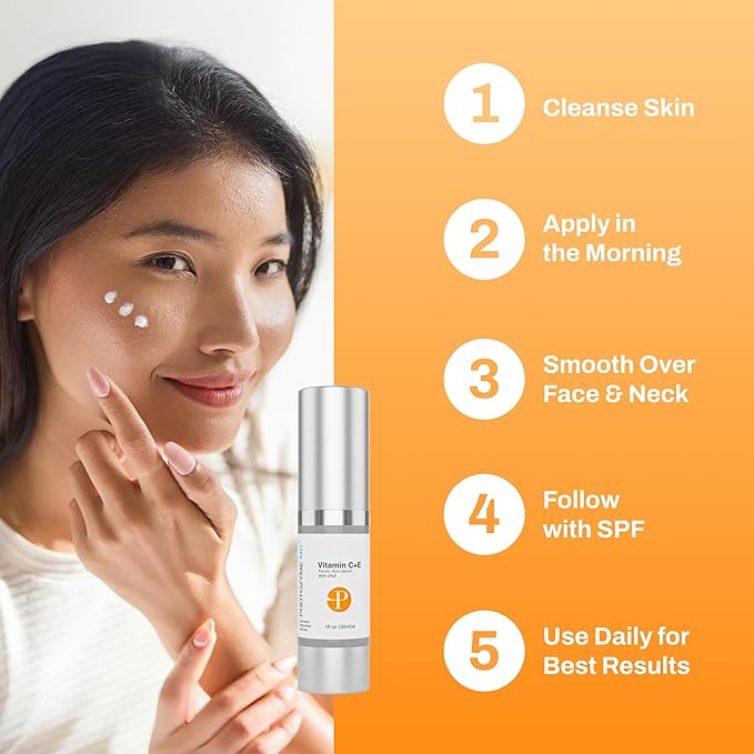 Photozyme Anti Aging Vitamin C + E Ferulic Acid Face Skincare Lotion, 1 fl. oz/30 ml