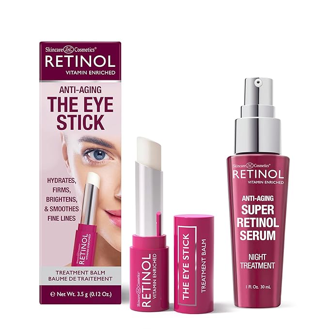 Retinol Anti-Aging Eye Stick – Hydrates, Firms, Brightens, and Smooths Fine Lines 6X Super Serum – Unique, Intensive Formula Accelerates Skin Renewal While You Sleep.