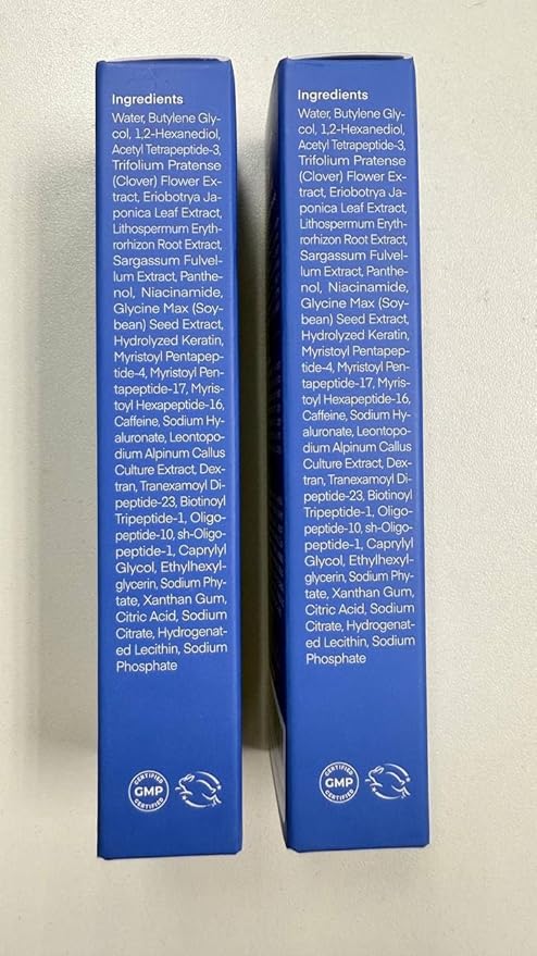 Natural Eyelash Growth Serum 2 Pack - Korean Lash Enhancer for Longer, Fuller Lashes & Thicker Eyebrows, Hypoallergenic Formula with Peptides, Biotin & Plant Extracts - Made in Korea