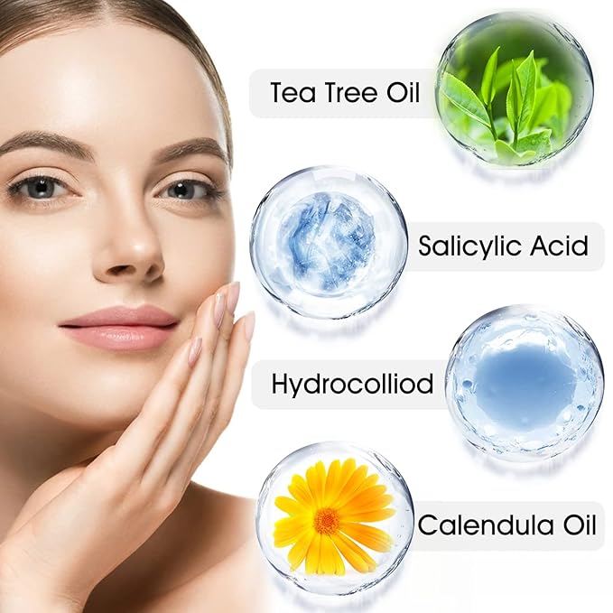 Hydrocolloid Acne Patch(20 Patches), Large Spot Control Cover With Long Size, Extra Larger Acne Pimple Patch for Covering Large Breakouts, Spot Patch, Stickers for Body, Cheek, Forehead, and Chin