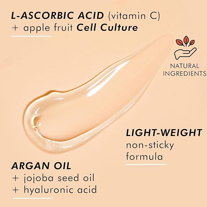 Vitamin C Face Serum - USA Made with Natural & Organic Ingredients, Skin Brightening Vitamin C Serum for Face for Women, Discoloration Correcting & Anti Aging Facial Formula with Antioxidants