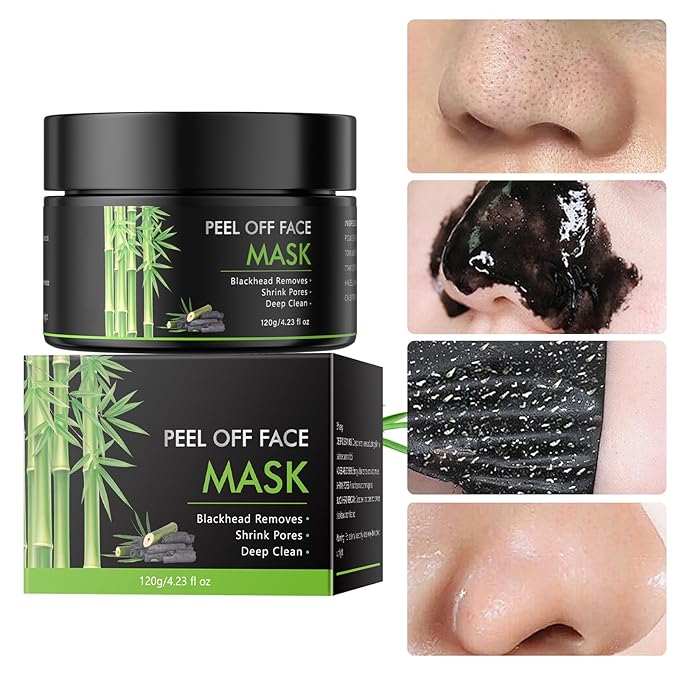 Peel Off Face Mask for Women & Men+Collagen Face Mask Sheet Pack of 10