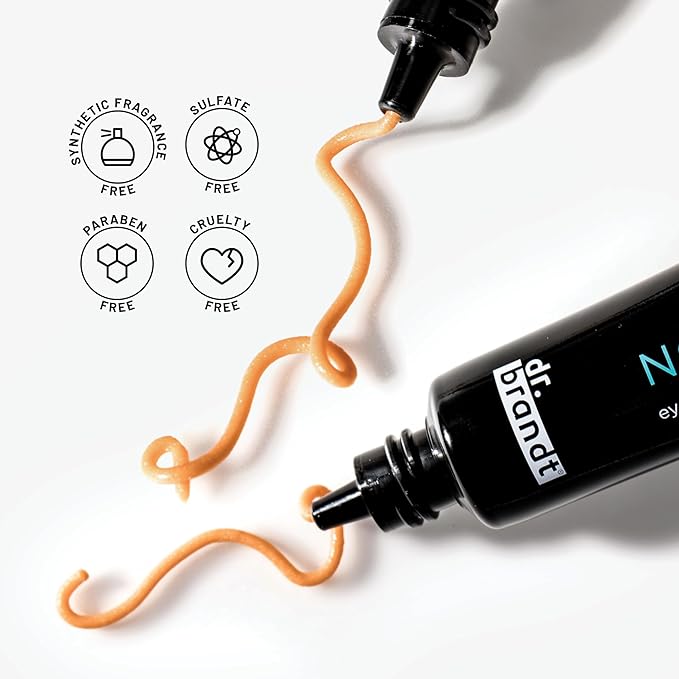 Dr. Brandt Needles No More, No More Baggage - 0.5 oz, Pack of 2 - Minimizes Under-Eye Bags, Puffiness & Dark Circles