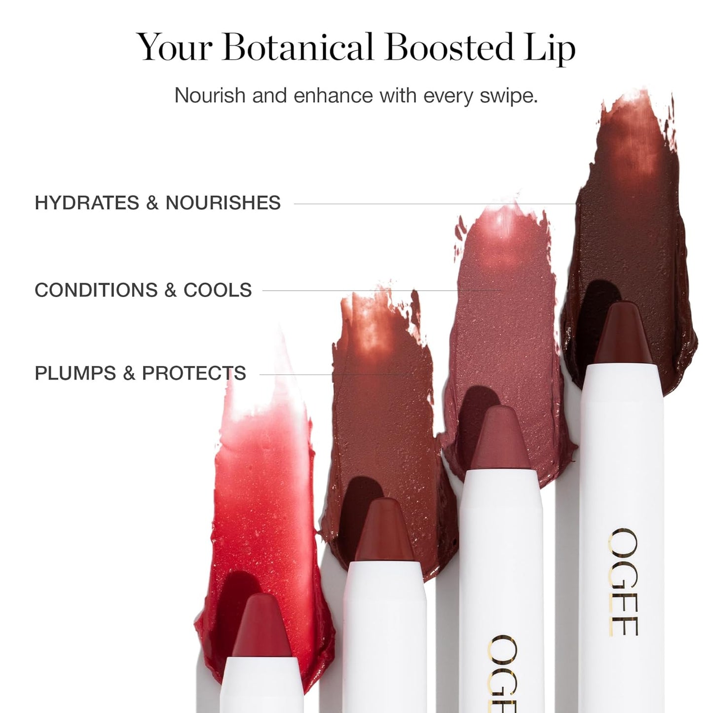 Ogee Tinted Sculpted Lip Oil, Camellia