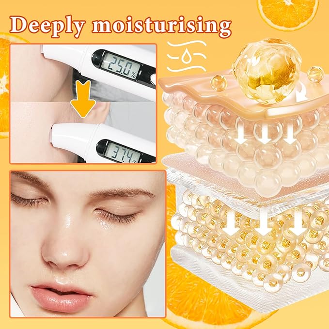 2PCS Vitamin C Face Serum,Vitamin C Serum for Face,Moisturising & Hydrating Skin,Nourishing Face Serum for Daily Skin Care