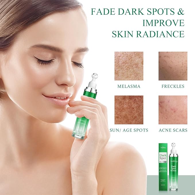 Dark Spot Remover for Face with Roller: Dark Spot Corrector for Face Fading Sun Spot Age Spot Melasma