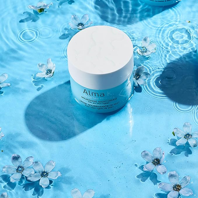Alma K Nourishing Night Cream - Face Cream for All Skin Types - Facial Moisturizer with Dead Sea Minerals - Face Moisturizer for Women - 1.7 oz