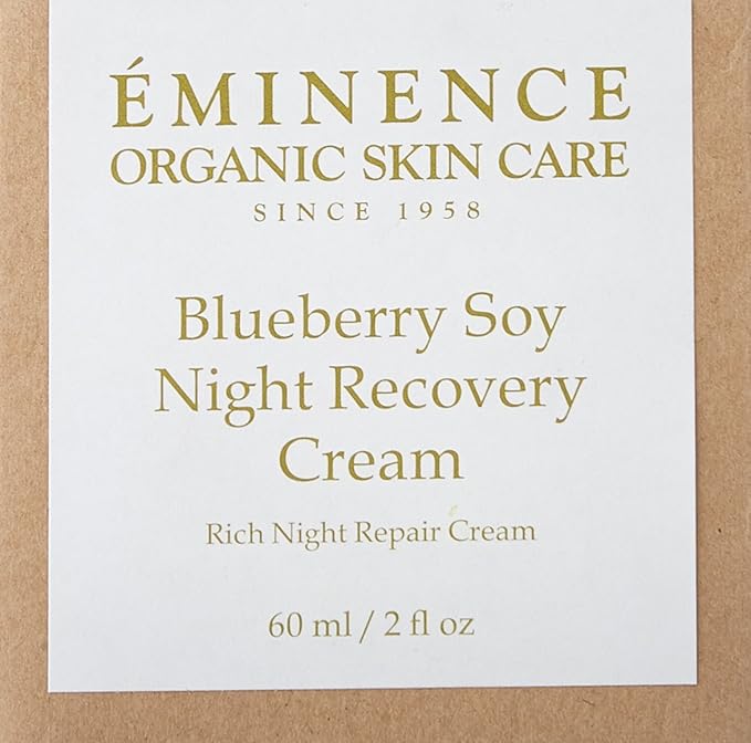 Eminence Blueberry Soy Night Recovery Cream, 2 Ounce