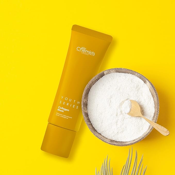 Skin Chemists Collagen Face Mask | Anti Aging Face Mask for Youthful, Hydrated Skin | Reduces Fine Lines & Wrinkles - Revive, Moisturize, and Soften Face Mask SkinCare 50ml