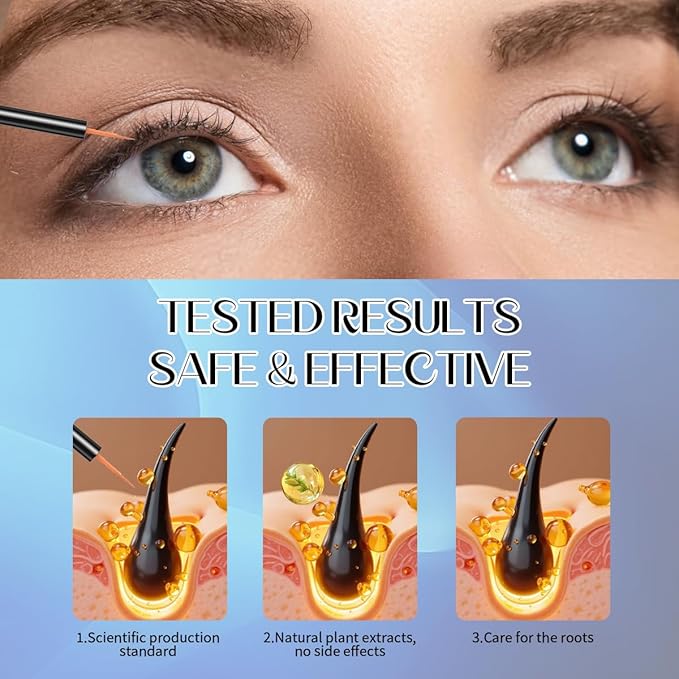 lash Growth Serum,Eyelash Enhancer for Longer, Fuller, and Thicker Lashs