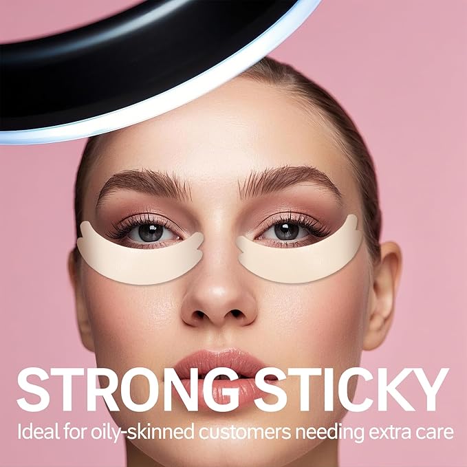 Foam Eye Pads for Eyelash Extensions | Akissos Lash Extension Pads | 125PCS Indivially Thick Soft & Anti-Slip Tools for Perfect Lash Lifts | Professional Eyelash Supplies for Salon or Daily Use