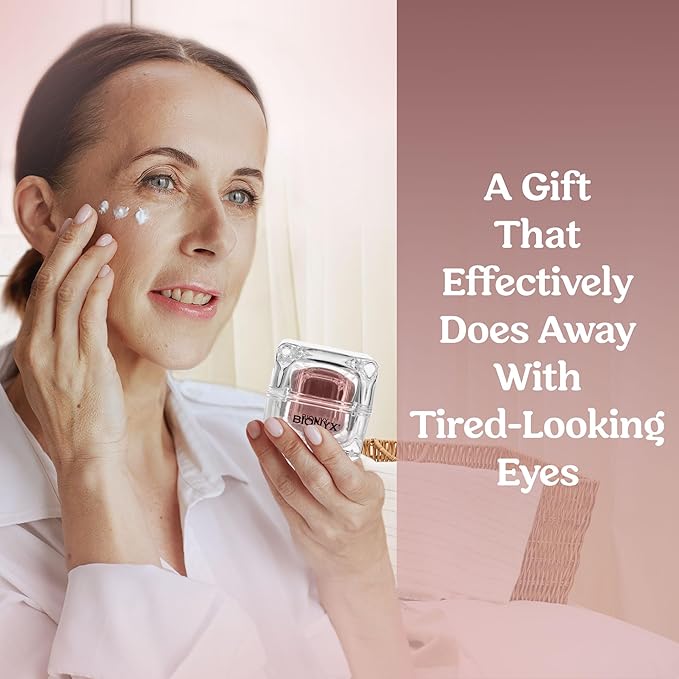 Bionyx Rhodium Under Eye Cream for Wrinkles, Puffiness, Bags - Anti Wrinkle - Hydrating, Moisturizing - 1 Oz