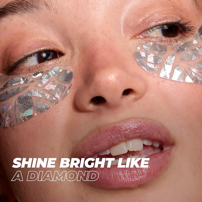 Vitamasques Diamond Eye Pads 3-Pack - Soothing and Rejuvenating Eye Patches Korean Skin Care Reduce Fine Lines, Puffiness & Dark Circles