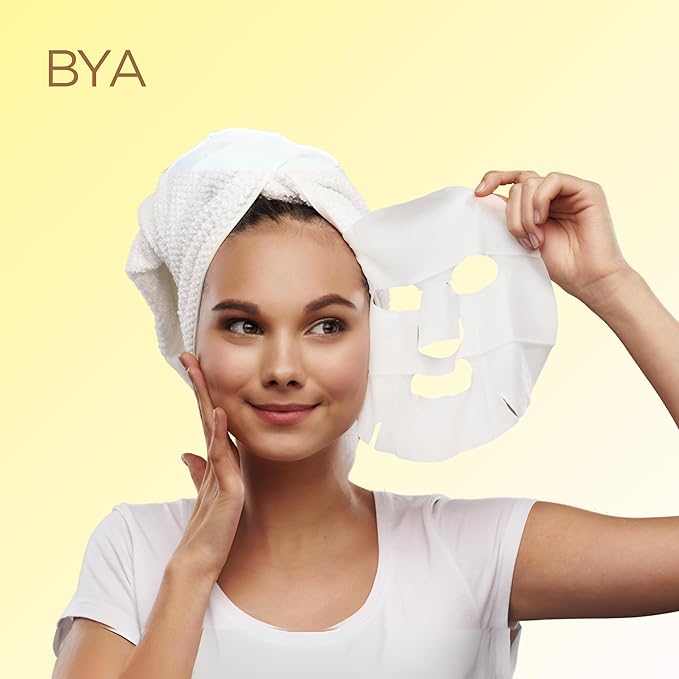 BYA - Rejuvenating, Anti aging, Anti pimple, Snail Mucin, Face Masks Skincare, Facial Mask, Face Mask Skin Care, Sheet Mask, Face Mask Set, Face Sheet Masks Skincare, Hydrating Face Masks Sheets