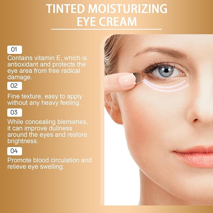 Under Eye Corrector SPF 41, Under Eye Cream for Dark Circles, Dark Circles Under Eye Treatment, eye corrector for dark circles, Anti-Aging Tinted Eye Cream