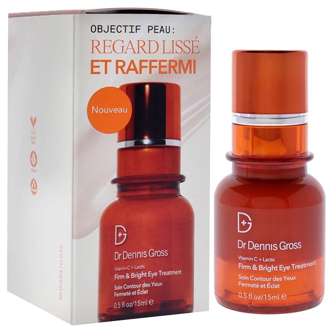 Dr Dennis Gross Vitamin C Plus Lactic Firm and Bright Eye Treatment Treatment Women 0.5 oz