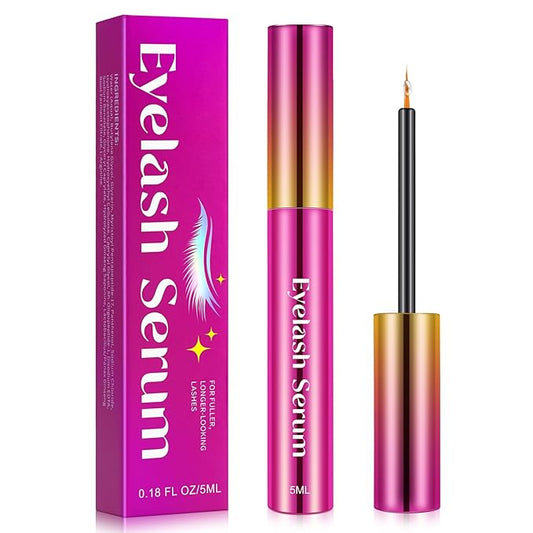 Lash Serum - 5ml Rapid Eyelash Growth Serum,eyelash serum,Growth Thickness, Stronger, Healthier Lashes & Brows, Vegan & Cruelty-Free