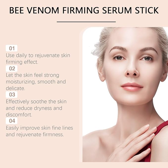 Botox Bee Venom Firming Serum Stick,Advanced Firming & Wrinkle-Reducing Cream,Skin Firming Cream For Body, Lifts,Plumps and Firms Skin,Natural Serum for All Skin Types