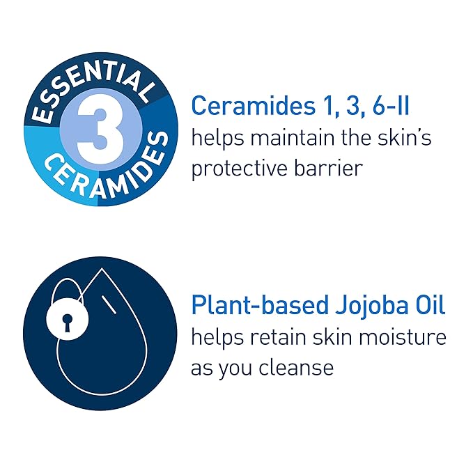 CeraVe Cleansing Balm Makeup Remover, Waterproof Makeup Remover With Ceramides & Plant-Based Jojoba Oil To Nourish & Hydrate, Non-Comedogenic & Fragrance Free, 1.3 Oz