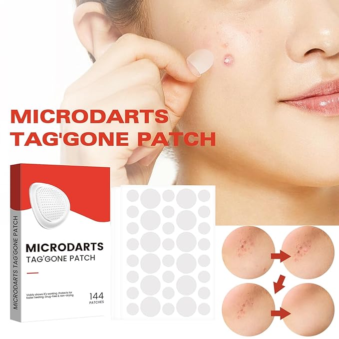 Pro Microdarts Nano Patch,Pro MicroDarts Patch–Acne Pimple Patches, Invisible Blemish Cover, Suitable for All Skin Types (1 Box)